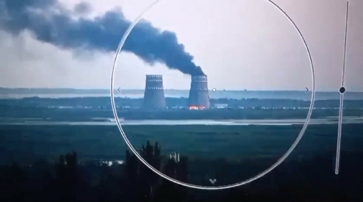 Zaporoska Elektrownia Jądrowa, pożar w 2024 roku