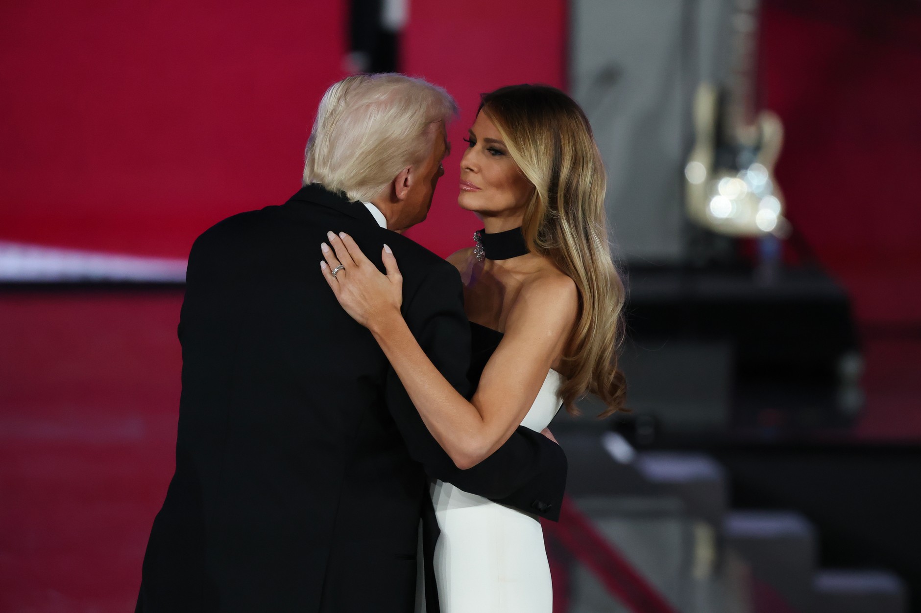 Melania i Donald Trump w styczniu 2025 r.