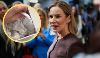 Marta Nawrocka obdarowała Polki w USA. Jedna z nich pokazała upominek