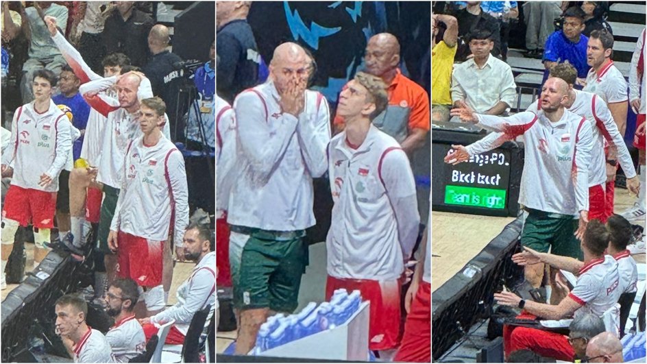 Bartosz Kurek mocno przeżywał mecz Polaków z Czechami