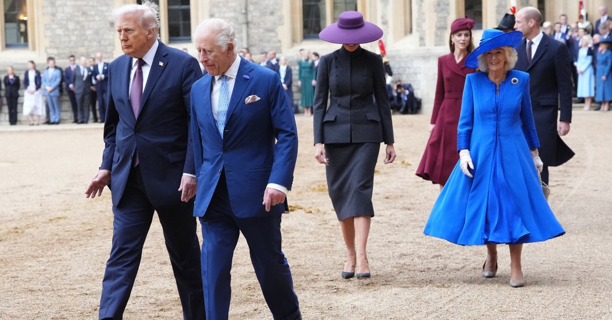 Melania Trump w centrum uwagi podczas wizyty w Wielkiej Brytanii. "Kapelusz to nie przypadek" - Onet