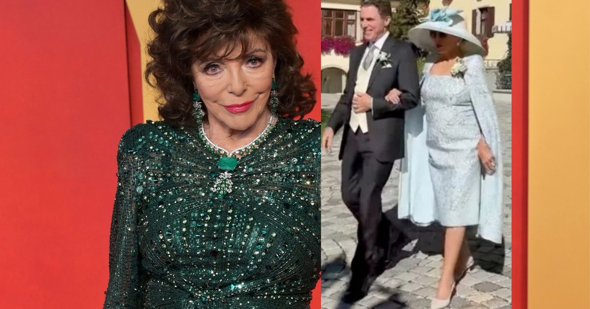 Joan Collins z siostrą Jackie Collins