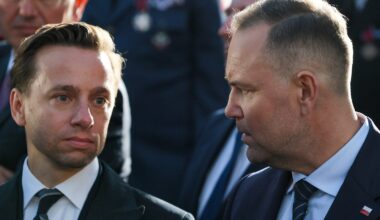 Poseł Konfederacji Krzysztof Bosak i prezydent Karol Nawrocki
