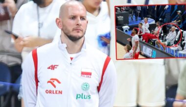 Bartosz Kurek w stroju libero