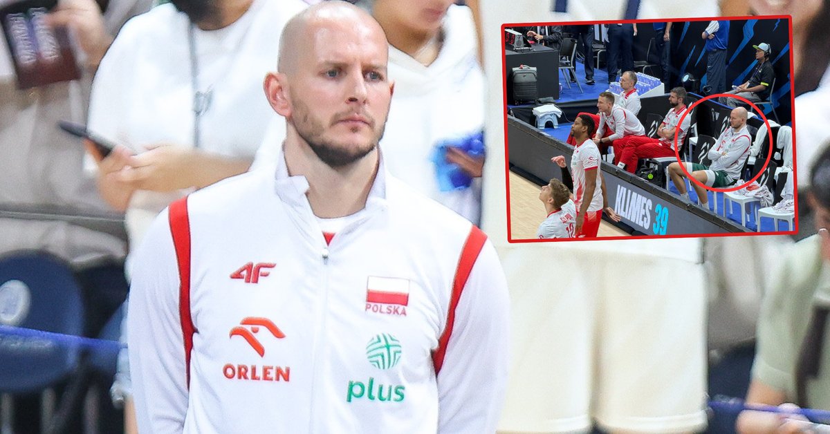 Bartosz Kurek w stroju libero
