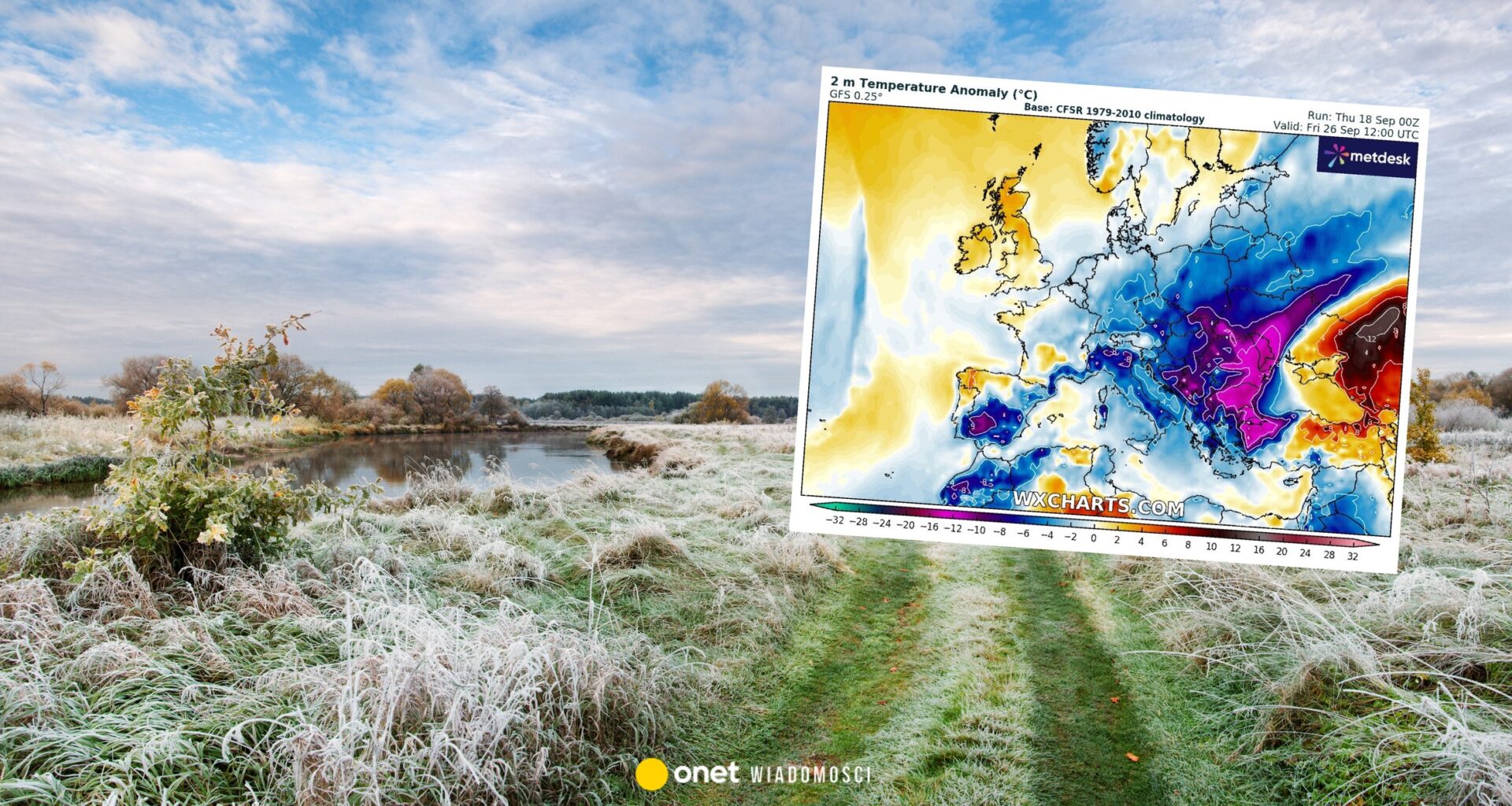 Pogoda popadnie w wielkie skrajności. Po upałach uderzą przymrozki