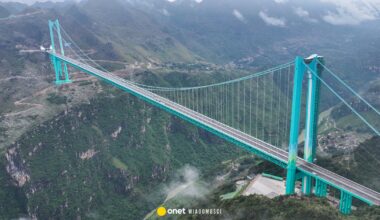 Chińczycy pobili rekord świata. Zbudowali najwyższy most. Spektakularny widok [WIDEO]