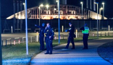 Policja na lotnisku w Kopenhadze