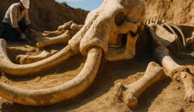 Kości mamutów w Meksyku: Niezwykłe odkrycie archeologów z Narodowego Instytutu Antropologii i Historii w Meksyku Fot. Maciej Bartusik / Copilot AI