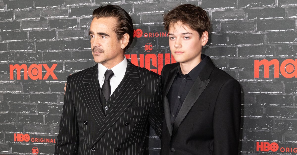 Colin Farrell z synem Henrym