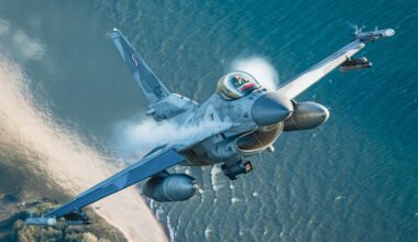 F-16 zrobił "brrrt". Czyli działkiem w Szahida