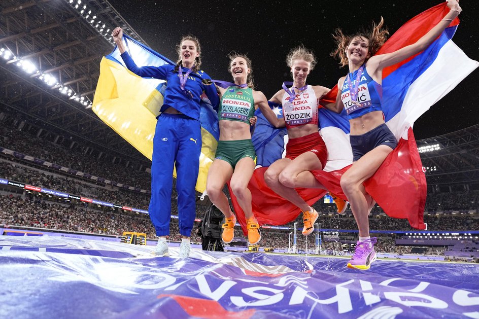 Medalistki MŚ 2025 w skoku wzwyż