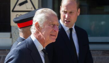 Król Karol III i książę William