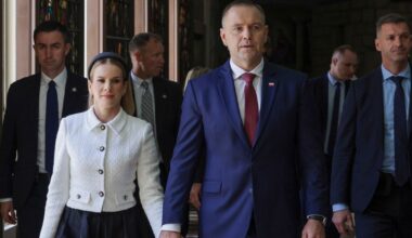Marta i Karol Nawroccy w "amerykańskiej Częstochowie"
