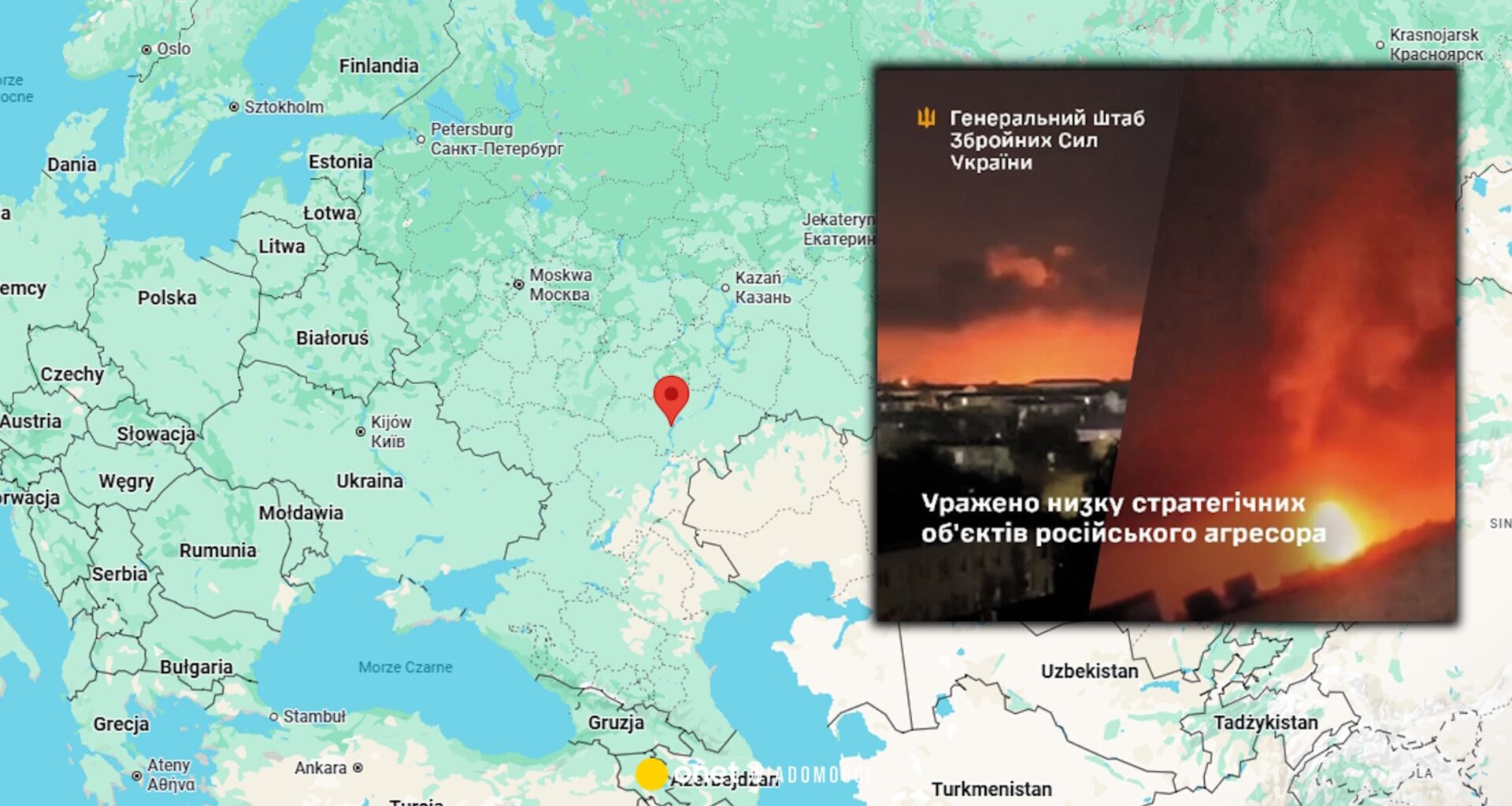 Ukraińcy uderzyli w dwie rosyjskie rafinerie. "Eksplozje i pożary"