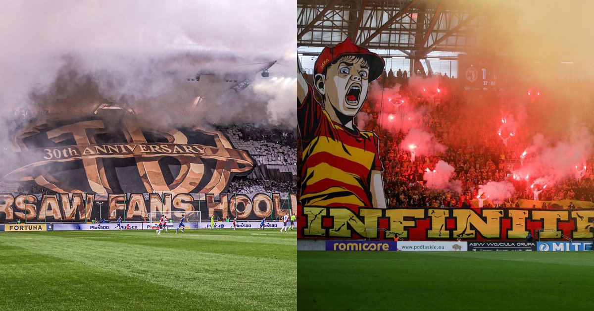 Oprawa kibiców Legii Warszawa