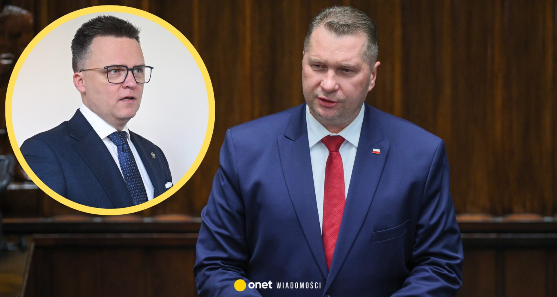 Przemysław Czarnek mówi o upadku rządu. Liczy na pomoc Szymona Hołowni
