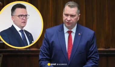 Przemysław Czarnek mówi o upadku rządu. Liczy na pomoc Szymona Hołowni