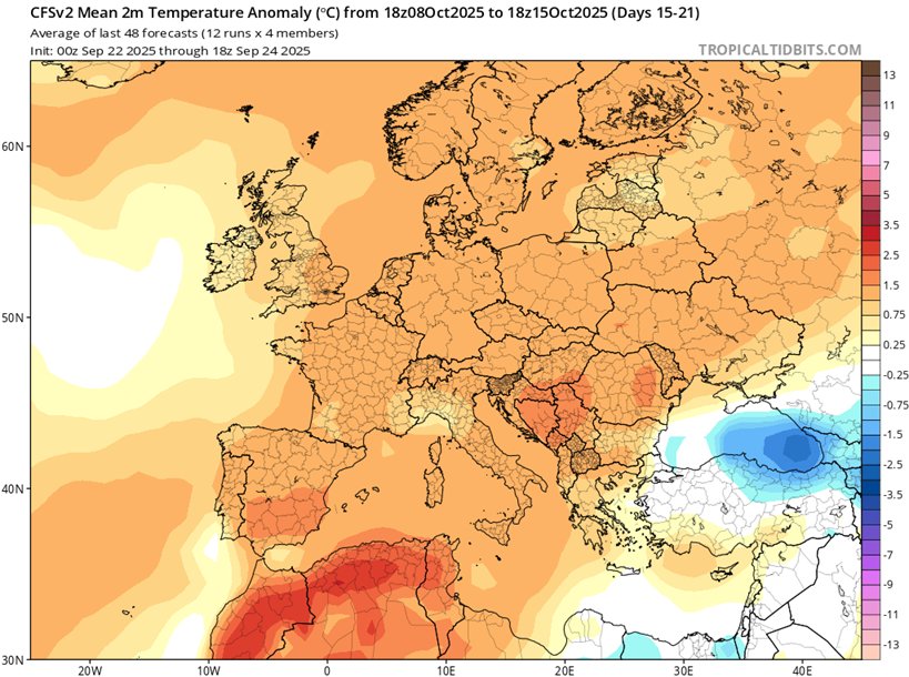 Ocieplać zacznie się najwcześniej od okolic 5-8 października