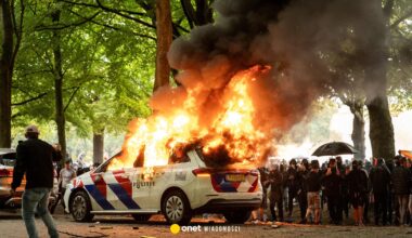 Protest w Holandii przeciwko imigracji przerodził się w zamieszki. "Idioci"