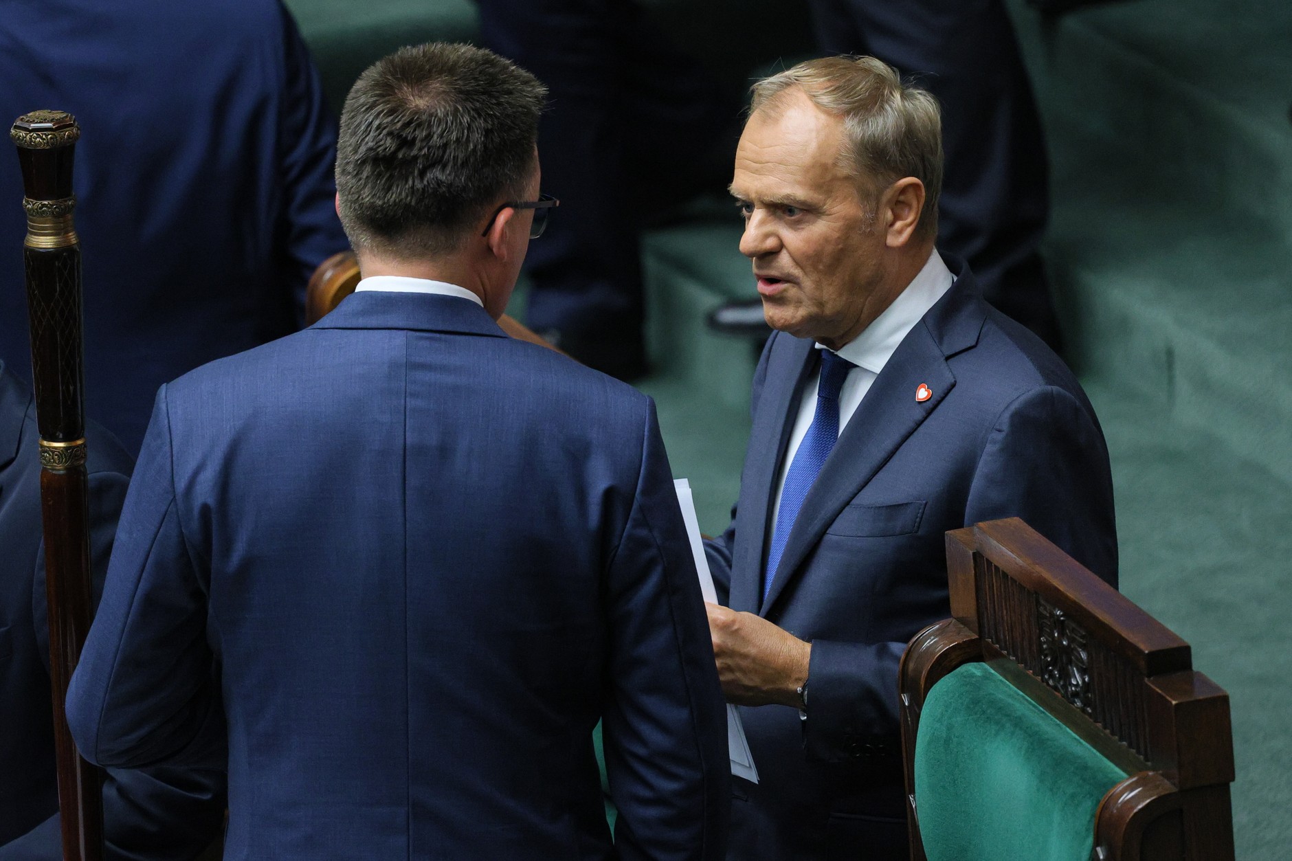 Szymon Hołownia i Donald Tusk