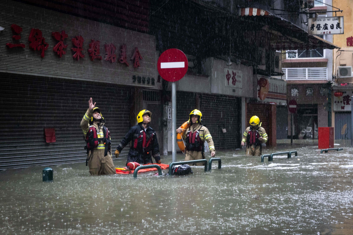 tajfun Ragasa, Hong Kong