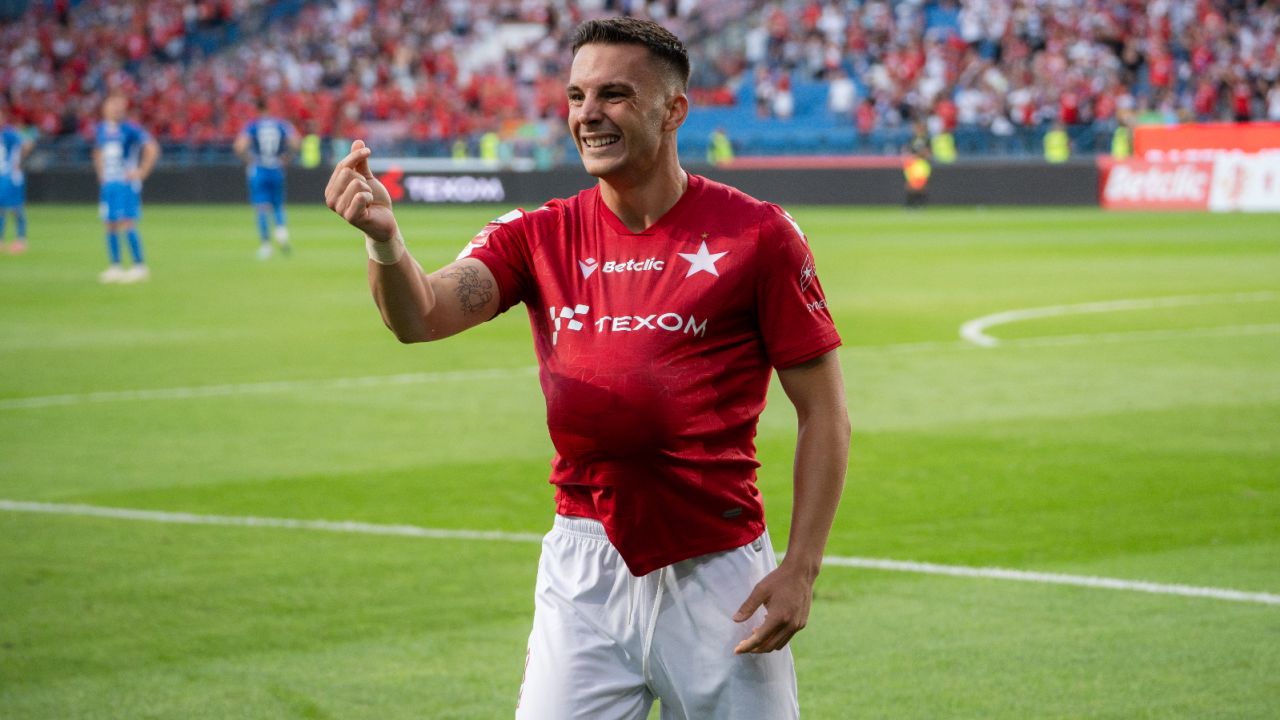 Wisła Kraków wygrała z Odrą Bytom Odrzański w Pucharze Polski. Zdecydował gol Angela Rodado - sport.tvp.pl