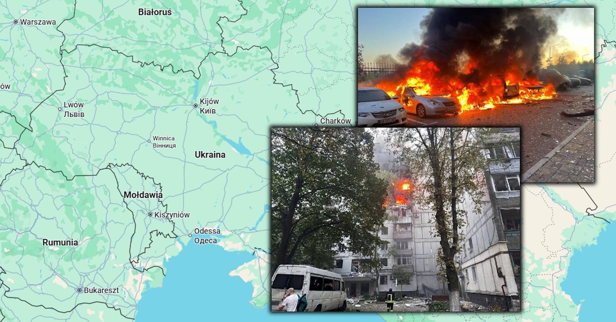 Nocny atak Rosji na Ukrainę. Nie żyją trzy osoby, seria pożarów