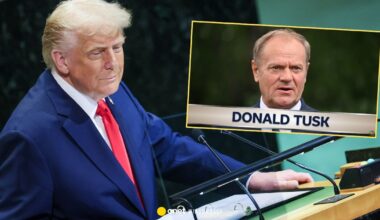 Żartowali z Donalda Trumpa. Nagle na ekranie pojawiło się zdjęcie Donalda Tuska