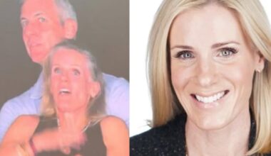 Kristin Cabot z mężem (Facebook), Kristin Cabot na koncertcie Coldplay (X.com)