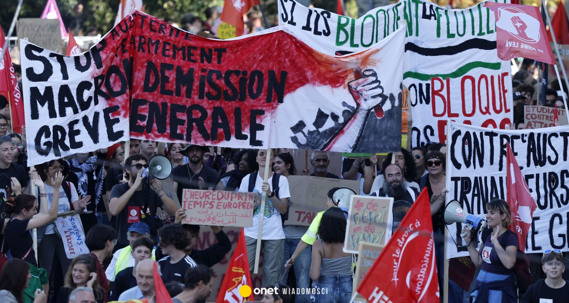 Wielkie protesty we Francji. Demonstranci wdarli się na teren ministerstwa [NAGRANIE]