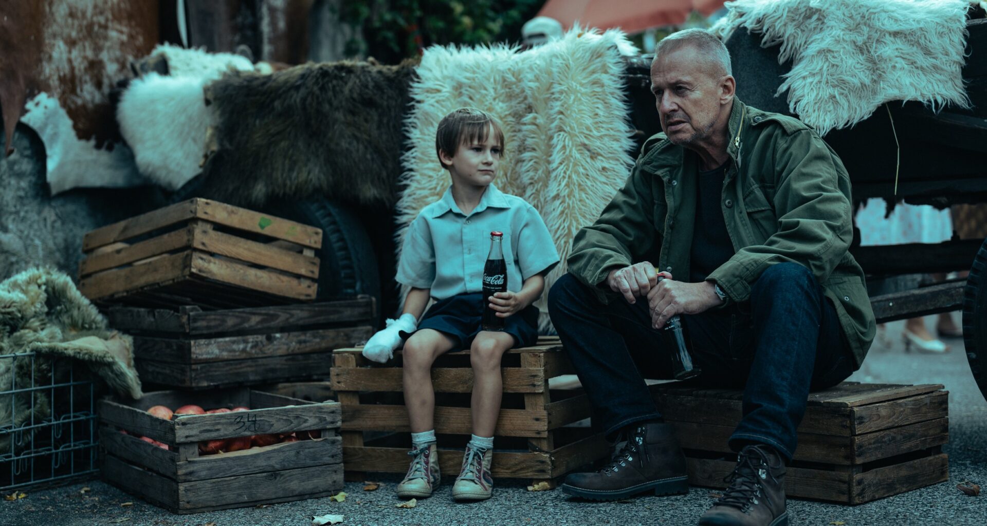 Bogusław Linda w filmie "Zamach na papieża"