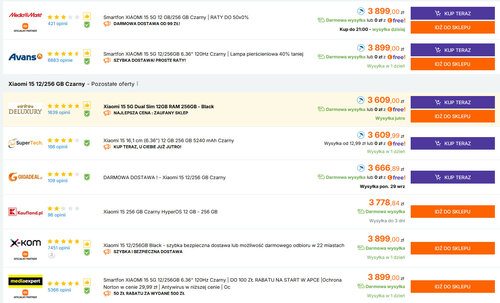 Xiaomi 15 256 GB