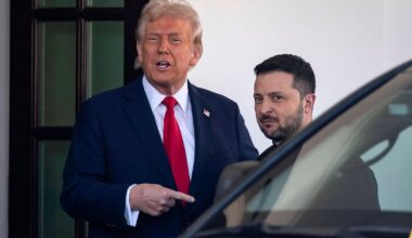 Donald Trump i Wołodymyr Zełenski