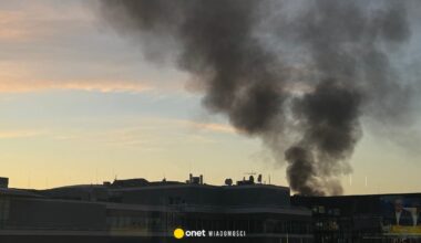 Duży pożar w Warszawie. Czarne chmury dymu nad miastem - Onet