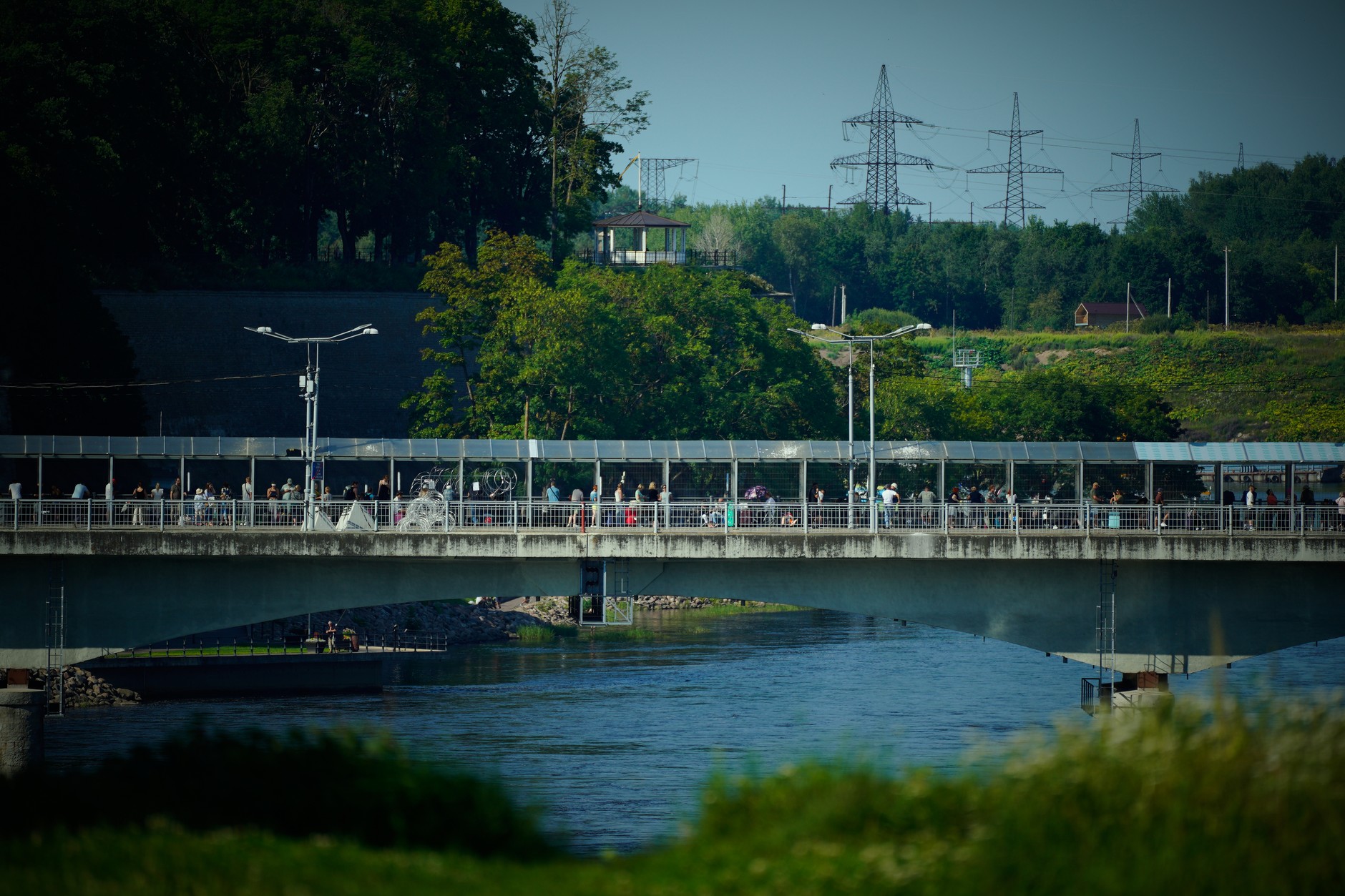 Most na Narwie łączący Estonię z Rosją, 24 lipca 2024 r.