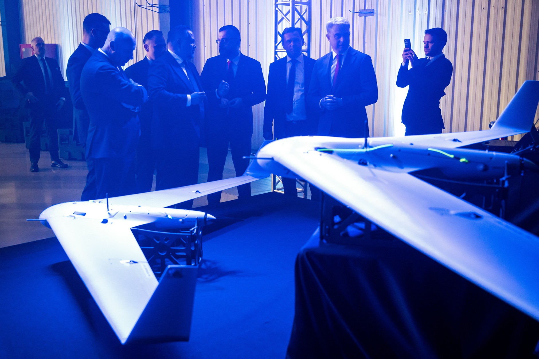 Prezentacja systemu bezzałogowych statków powietrznych klasy mini kryptonim "Wizjer" w Wojskowych Zakładach Lotniczych Nr 2 w Bydgoszczy (29.05.2025)