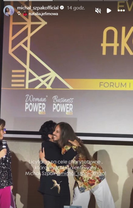 Screen z instagramowego profilu Michała Szpaka