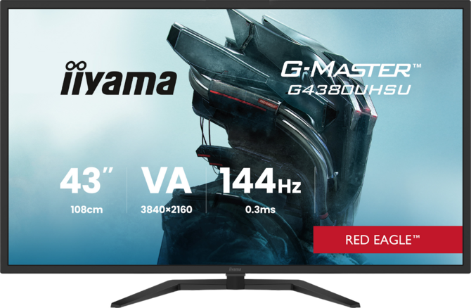 Monitor iiyama G-Master G4380UHSU-B2 to nowa wersja popularnego modelu dla fanów większych ekranów [1]