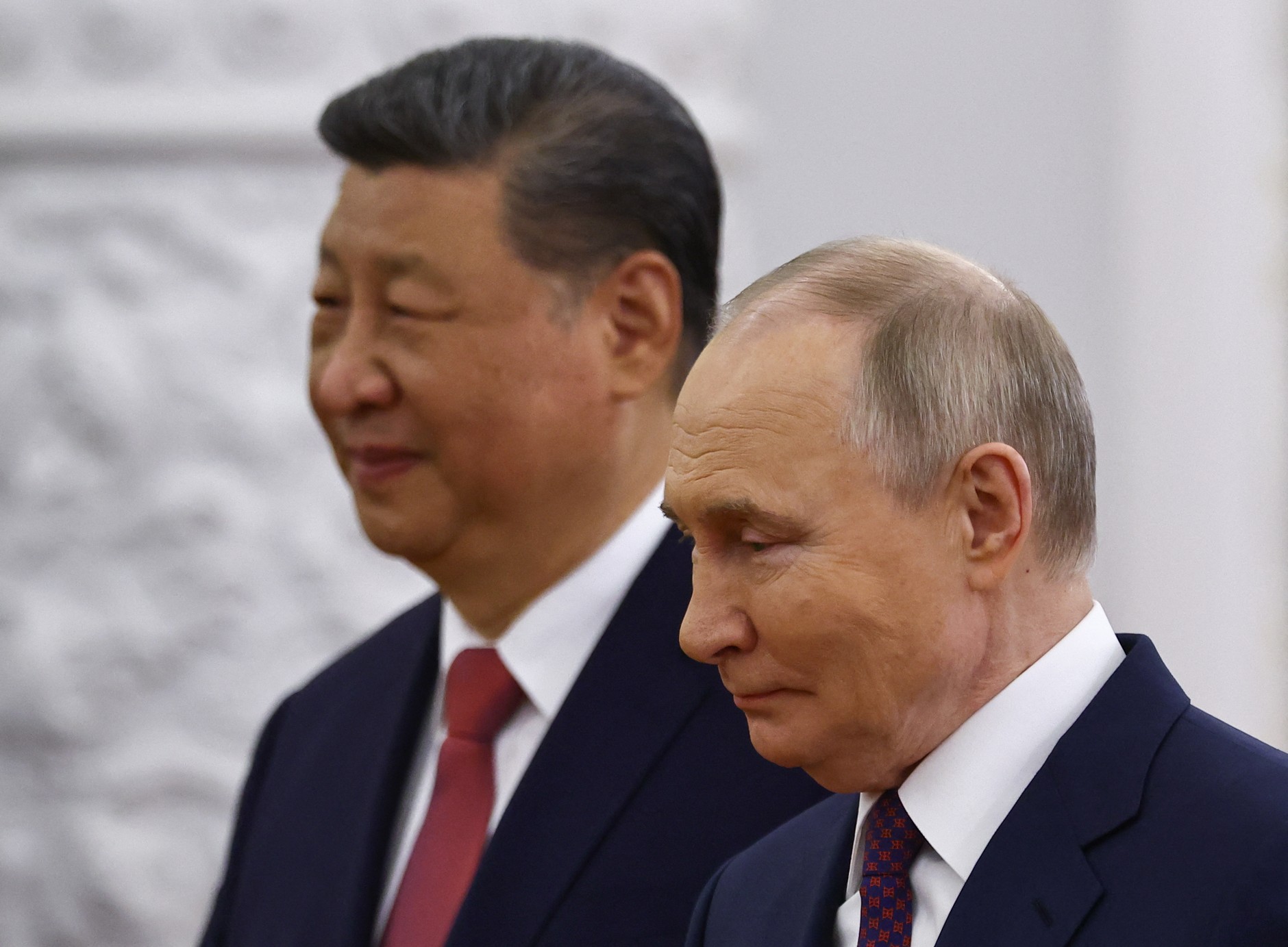 Xi Jinping i Władimir Putin, Moskwa, 8 maja 2025 r.