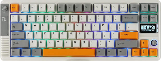 Epomaker RT85 - klawiatura mechaniczna z ekranem i gałką analogową. RGB, Hot Swap i dwa przełączniki do wyboru [3]