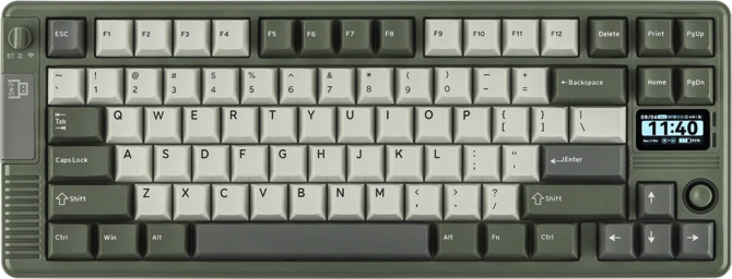 Epomaker RT85 - klawiatura mechaniczna z ekranem i gałką analogową. RGB, Hot Swap i dwa przełączniki do wyboru [9]