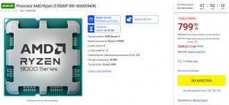 AMD Ryzen 5 9500F w sklepie Media Expert