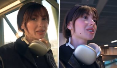 Weronika Wiśniewska i Karol Wiśniewski podczas premiery filmu "Friz i Wersow. Miłość w czasach online"