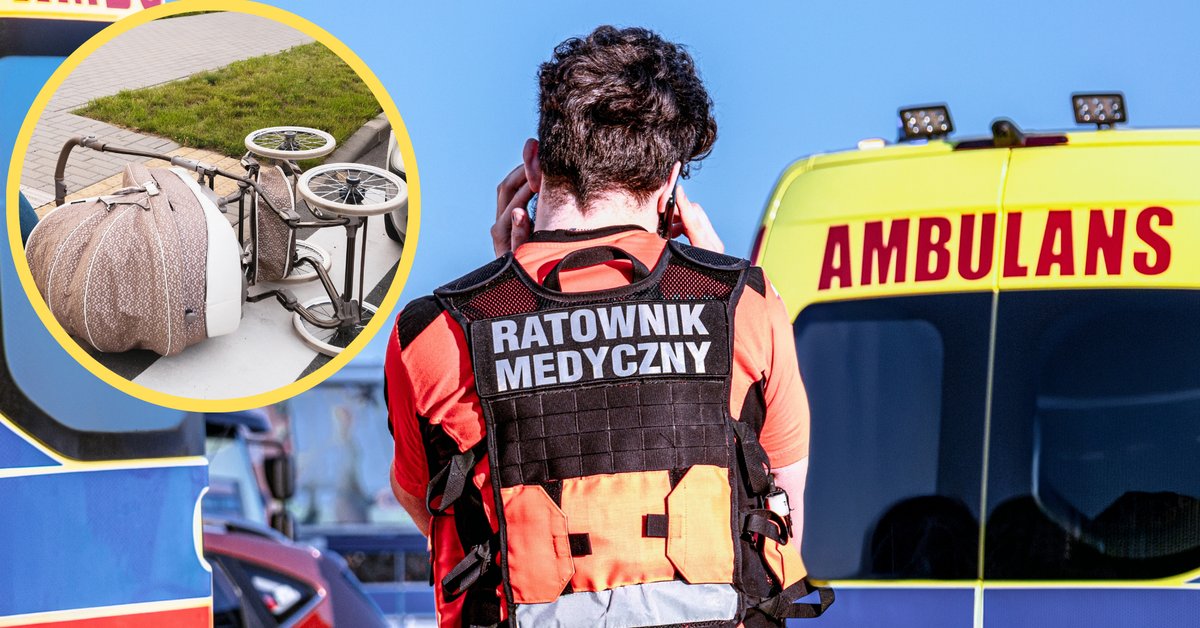 Dramat na chodniku. 15-latek na hulajnodze wjechał w wózek z dzieckiem - Onet