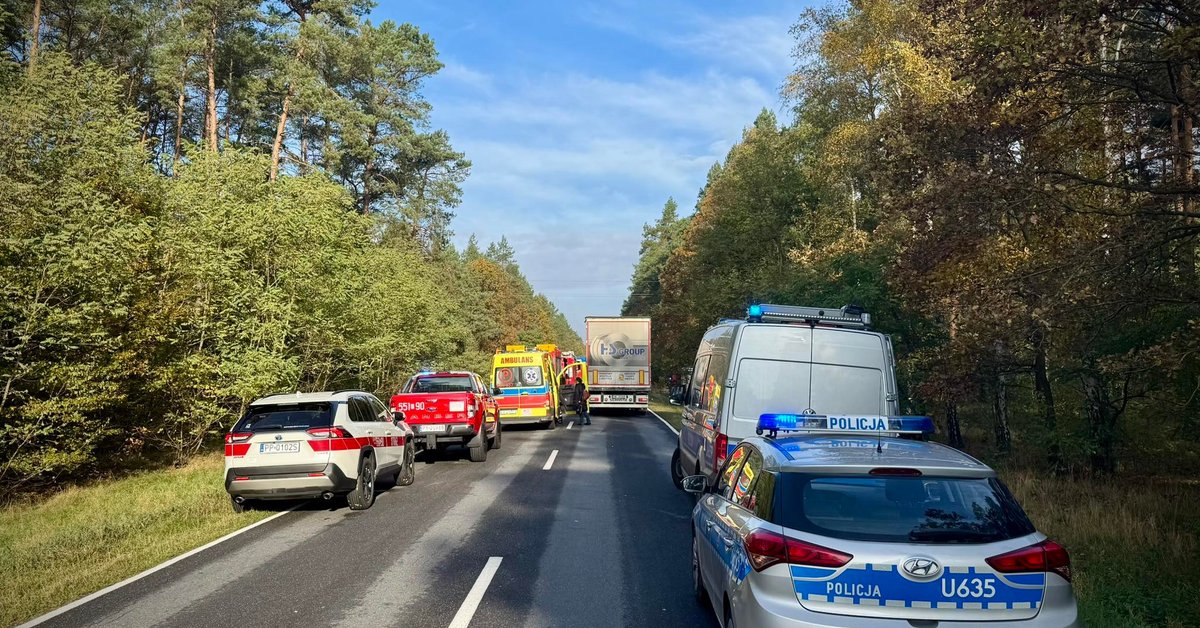 Miejsce zdarzenia / fot. KPP Piła