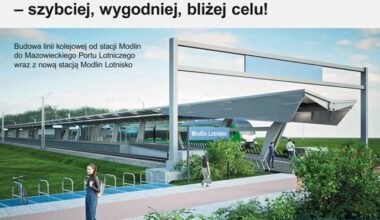 PLK: Pociągi dojadą na lotnisko w Modlinie w 2029 roku