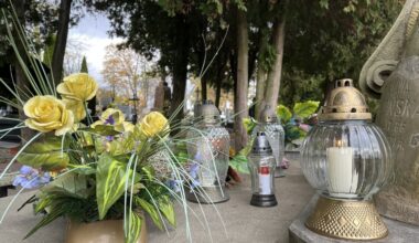 Kradzieże na cmentarzach w Piotrkowie Trybunalskim – znicze i kwiaty wciąż znikają z grobów