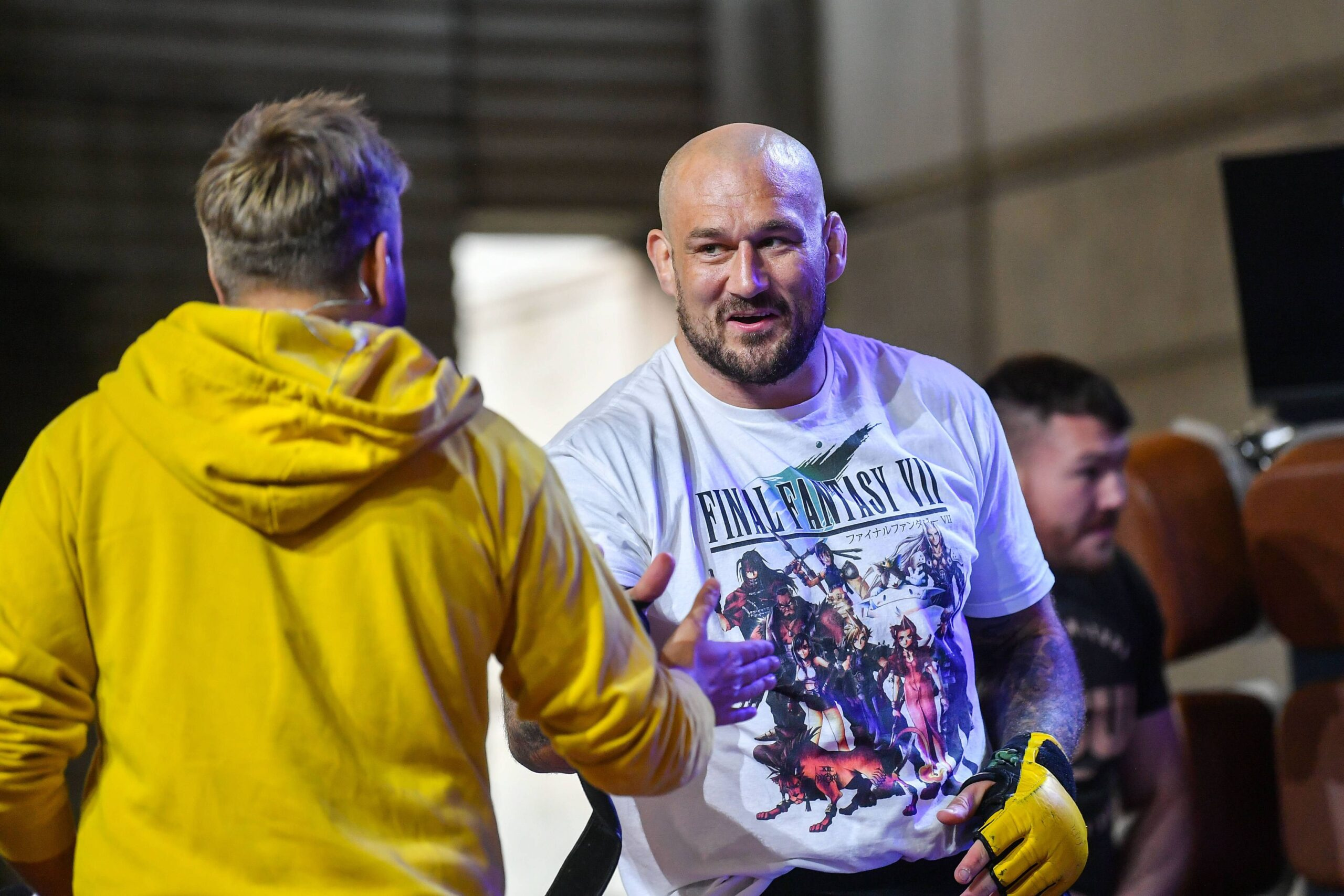 Phil de Fries na treningu przed galą KSW 107