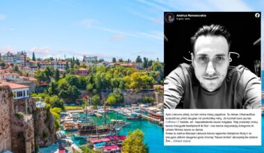 Biznesmen utknął w Turcji z powodu kamienia w walizce. Grozi mu więzienie (screen: Facebook/Andrius Romanovskis)